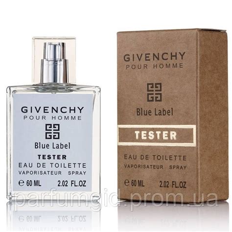 Given. Pour Homme Blue Label 60 ml (Tester) Мужские духи Пур Хом Блю ...