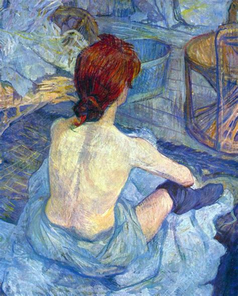 Henri De Toulouse Lautrec Rousse The Toilet 1896 Oil On Canvas 67 ×