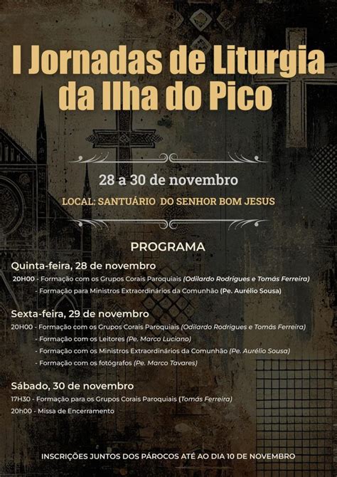 Angra Diocese Realiza Primeira Jornada De Liturgia Da Ilha Do Pico