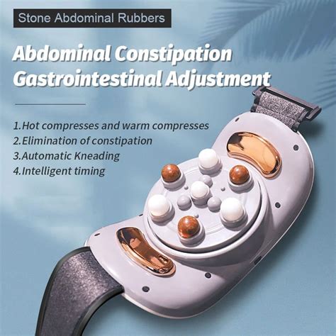 Sm Electric Abdominal Massager With Bian Stone Smhotstuff