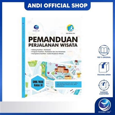 Penerbit Andi Pemanduan Perjalanan Wisata Untuk SMK MAK Kelas XI