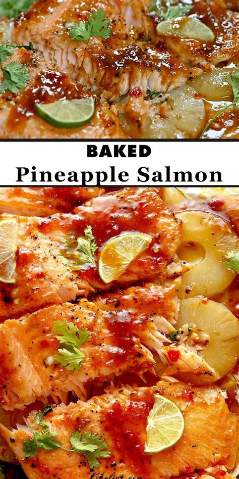 Baked Pineapple Salmon Chefjar Video Recipe Video Salmon