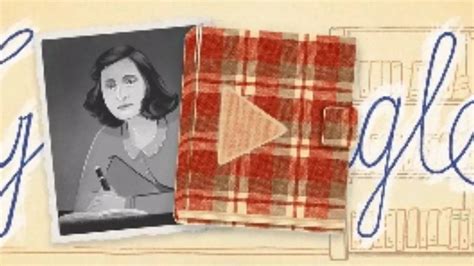 Google Doodle Honours Renowned Jewish German Dutch Diarist And