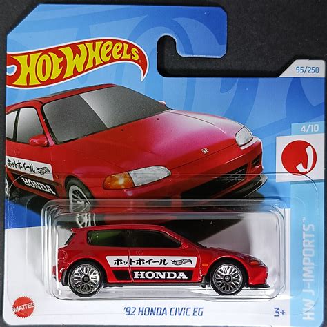 Honda Civic EG Hot Wheels Collectible Model Car Miniature Gift Item For Car Collectors Etsy