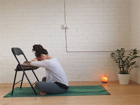 Supported Restorative Yoga Sequence With A Chair - Nadege Laure ...