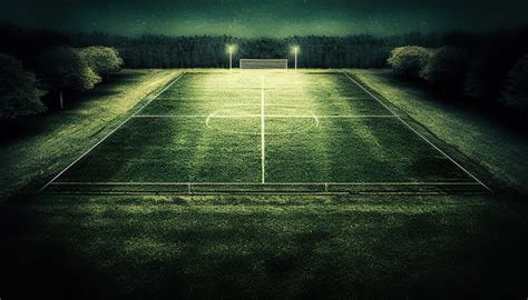 Soccer Field An Empty At Night Backgrounds | JPG Free Download - Pikbest