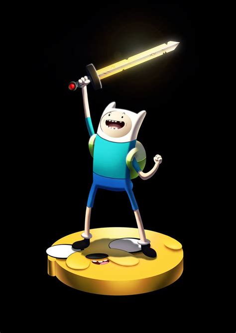 Adventure Time Finn Holding Sword