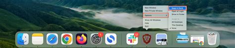 how to make dock stay on mac