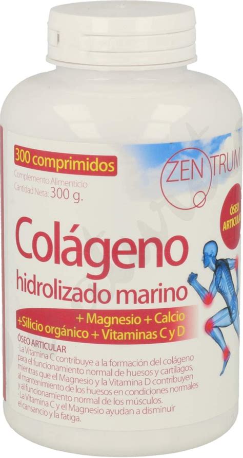 Zentrum Colágeno Hidrolizado Con Magnesio 300 Comprimidos de Ynsadiet