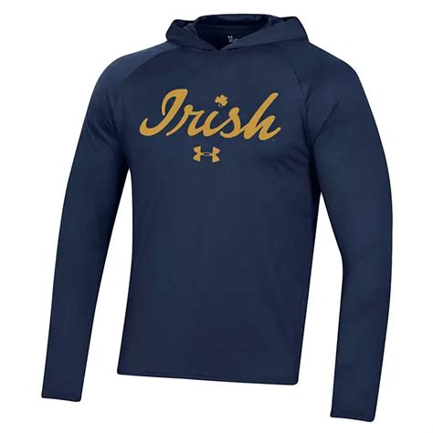 Under Armour Notre Dame Fighting Irish School Logo Raglan Long Sleeve