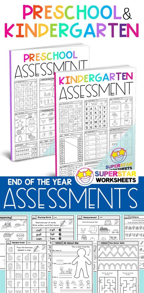 End Of The Year Assessment Packs Superstar Worksheets