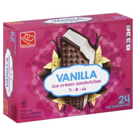 Harris Teeter™ Vanilla Ice Cream Sandwiches, 24 ct - Harris Teeter