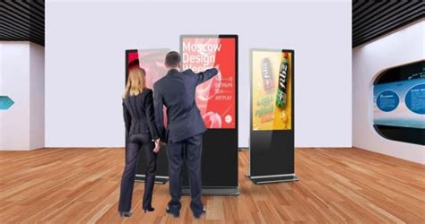 43 calowy wolnostojący ekran reklamowy Kiosk Cyfrowy ekran dotykowy LCD