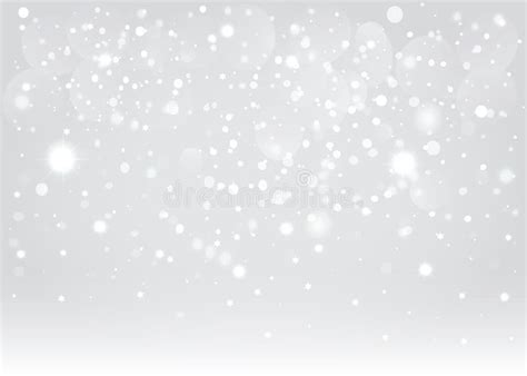 Fondo Del Bokeh De La Nieve Vector Eps Ilustraci N Del Vector