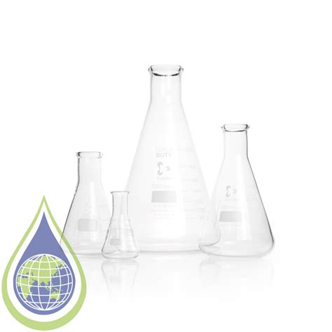 Duran Super Duty Erlenmeyer Flask Narrow Neck With Graduation