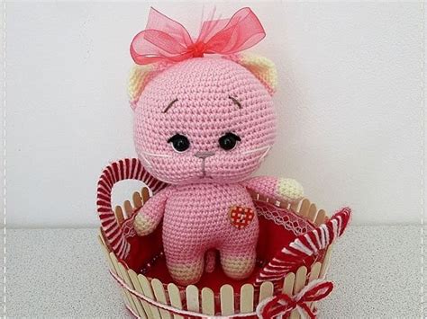 Amigurumi Cute Pink Kitten Free Pattern 1 Free Amigurumi Crochet