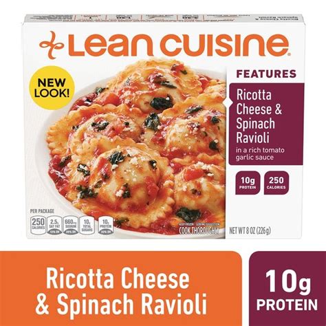 Lean Cuisine Cheese Spinach Ravioli 8 Oz Instacart