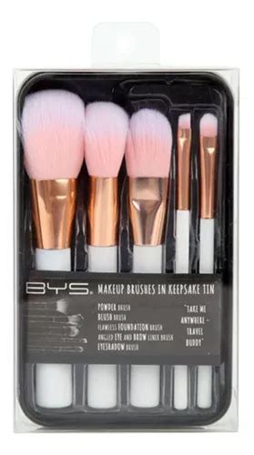 Bys Set De Brochas Bys Rosa Piezas Mercadolibre