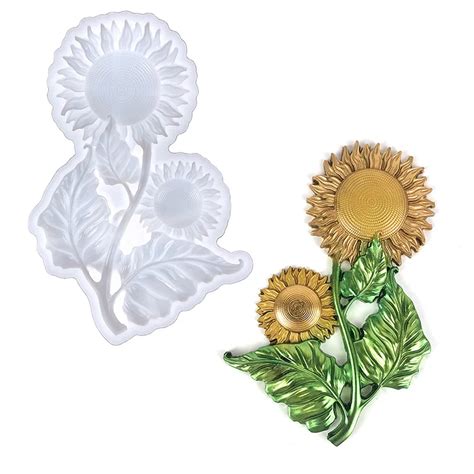 Bring Nature Indoors With Crazymolds New Sunflower Relief Decoration