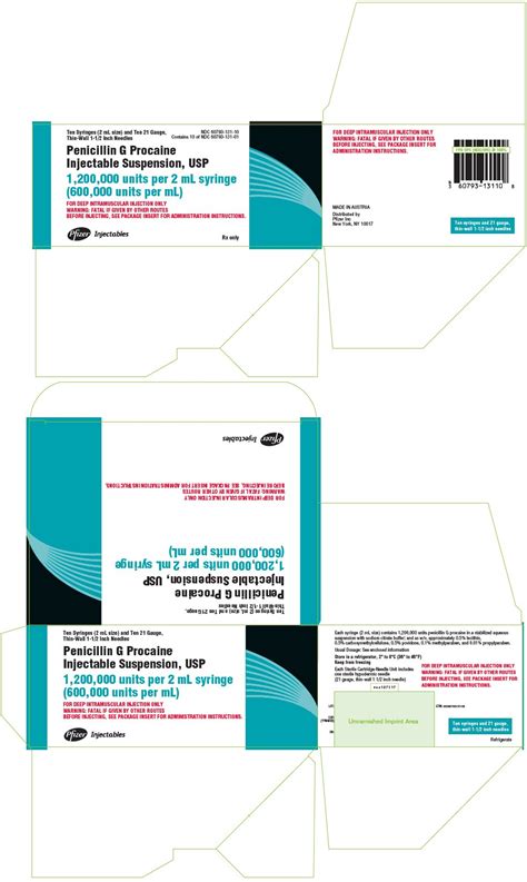 Penicillin G Procaine: Package Insert / Prescribing Info