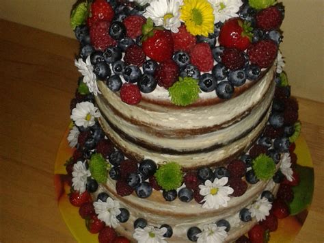 ᐉ Naked cake neboli nahý dort recepty eu