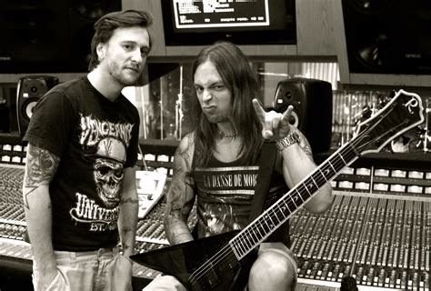 Matt Tuck In The Studio With His New Guitar Bullet For My Valentine