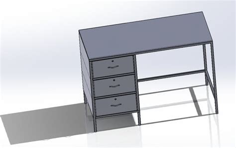 Table design - download free 3D model by ezio27me - Cad Crowd