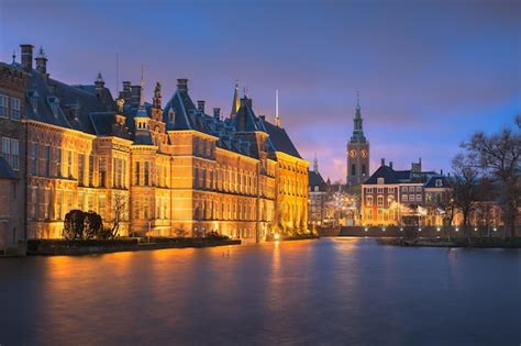 Premium Photo | The Hague Netherlands City Center Skyline