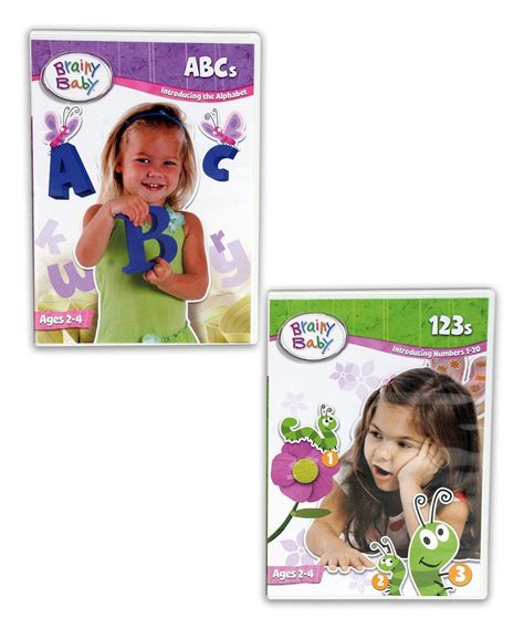 Brainy Baby ABCs & 123s DVD Set | Brainy baby, Brainy, Dvd set