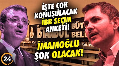 İşte Çok Konuşulacak İBB Son Seçim Anketi Sonuçlar İmamoğlunu Çok