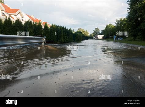 Slovenska Bistrica Slovenia 7th Jul 2017 Floods Hit The Town