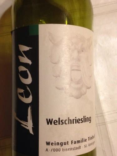 Seyberlaid Weingut Tinhof Leon Welschriesling Vivino US