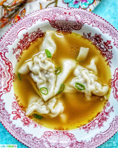 Easy Wonton Noodle Soup Recipe Urban Bliss Life