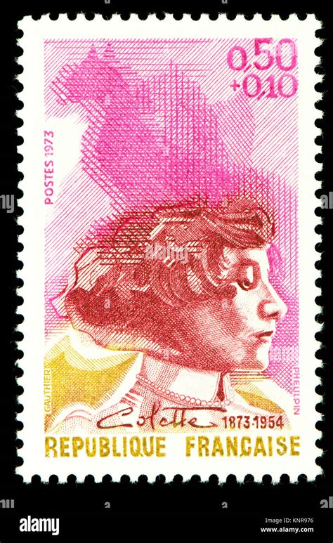 Franz Sische Briefmarke Colette Sidonie Gabrielle Colette