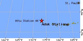 Attu Station, Alaska (AK) ~ population data, races, housing & economy