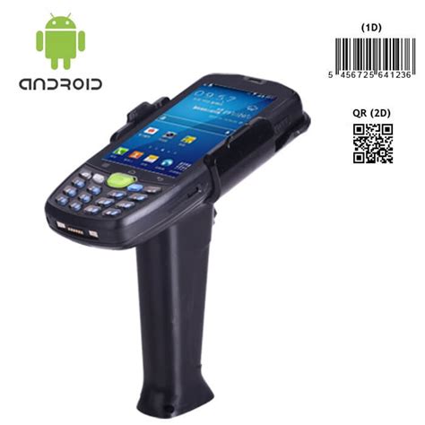 android barcode reader  pistol grip handheld rugged ip device