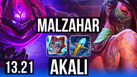 Malzahar Vs Akali Mid Rank Malz M Mastery Games