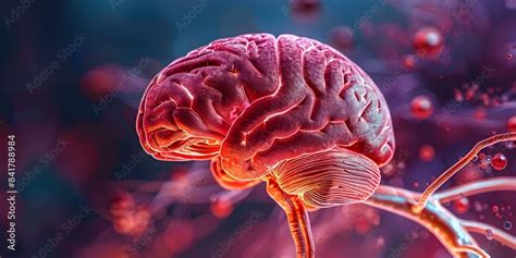 Detailed Human Brain Structure Diagram With Labeled Cortex Lobes And