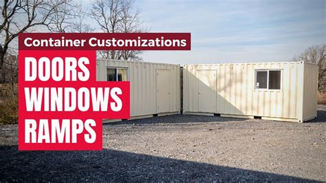 Adding Doors And Windows To Shipping Containers Youtube