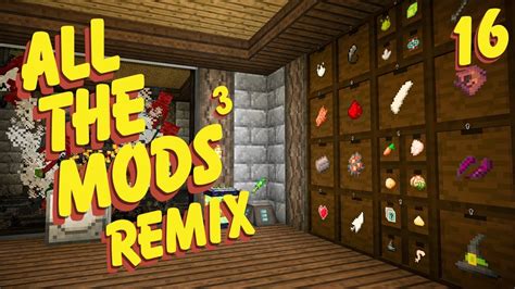 All The Mods 3 Remix Ep 16 Item Sorting Max Upgrades YouTube