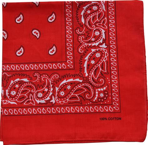 One Piece Novelty Bandanas Paisley Cotton Bandanas Allears Net