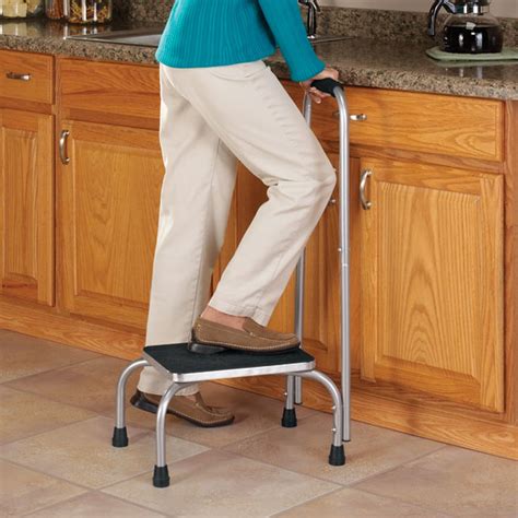 Step Stool With Handle - Step Stool With Handrail - Easy Comforts