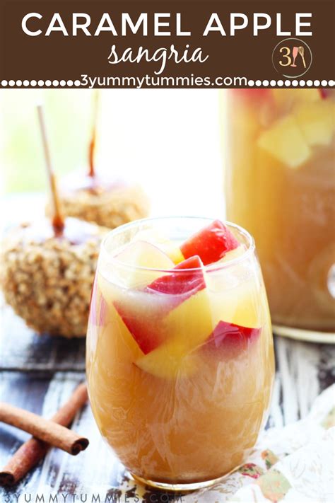 Caramel Apple Sangria Yummy Tummies