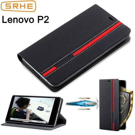 Lenovo P P A Case Flip Luxury Leather Back Silicone Fundas Cover For