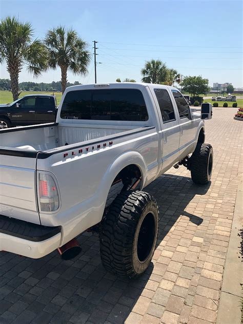 Ford F Platinum Custom Lifted Bds Fuel Wheels Fox Shocks Ford