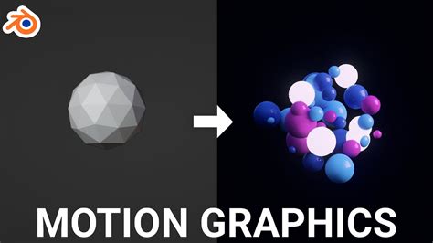 3D Motion Graphics In Blender Geometry Nodes YouTube