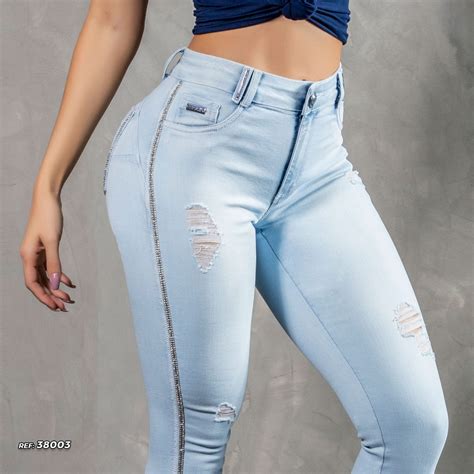 Cal A Jeans Feminina Skinny C Bojo Remov Vel Pit Bull Luxo