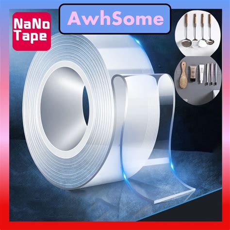 Nano Tape Traceless Washable Adhesive Tape Reusable Multifunctional