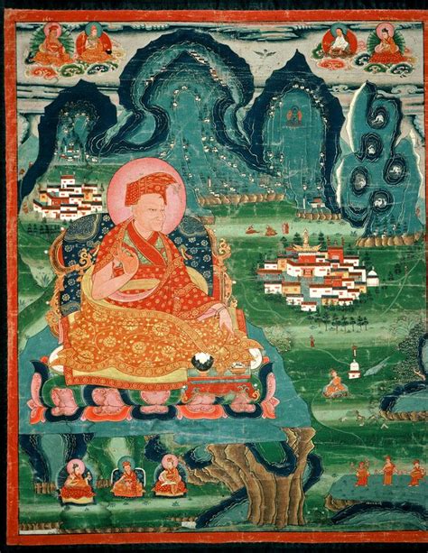 Gampopa Physician And Student Of Milarepa Tibet Tibetan Mandala