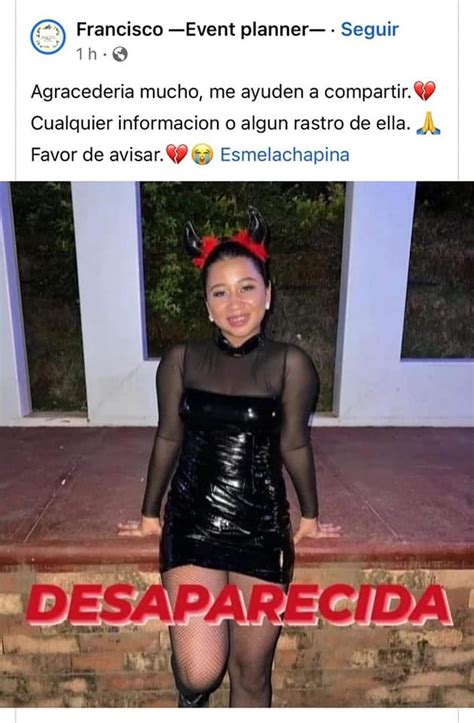 Reportan Como Desaparecida A Esme La Chapina